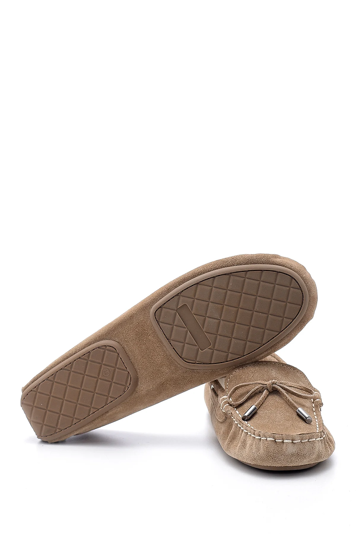 Kadın Süet Deri Loafer - Image 4
