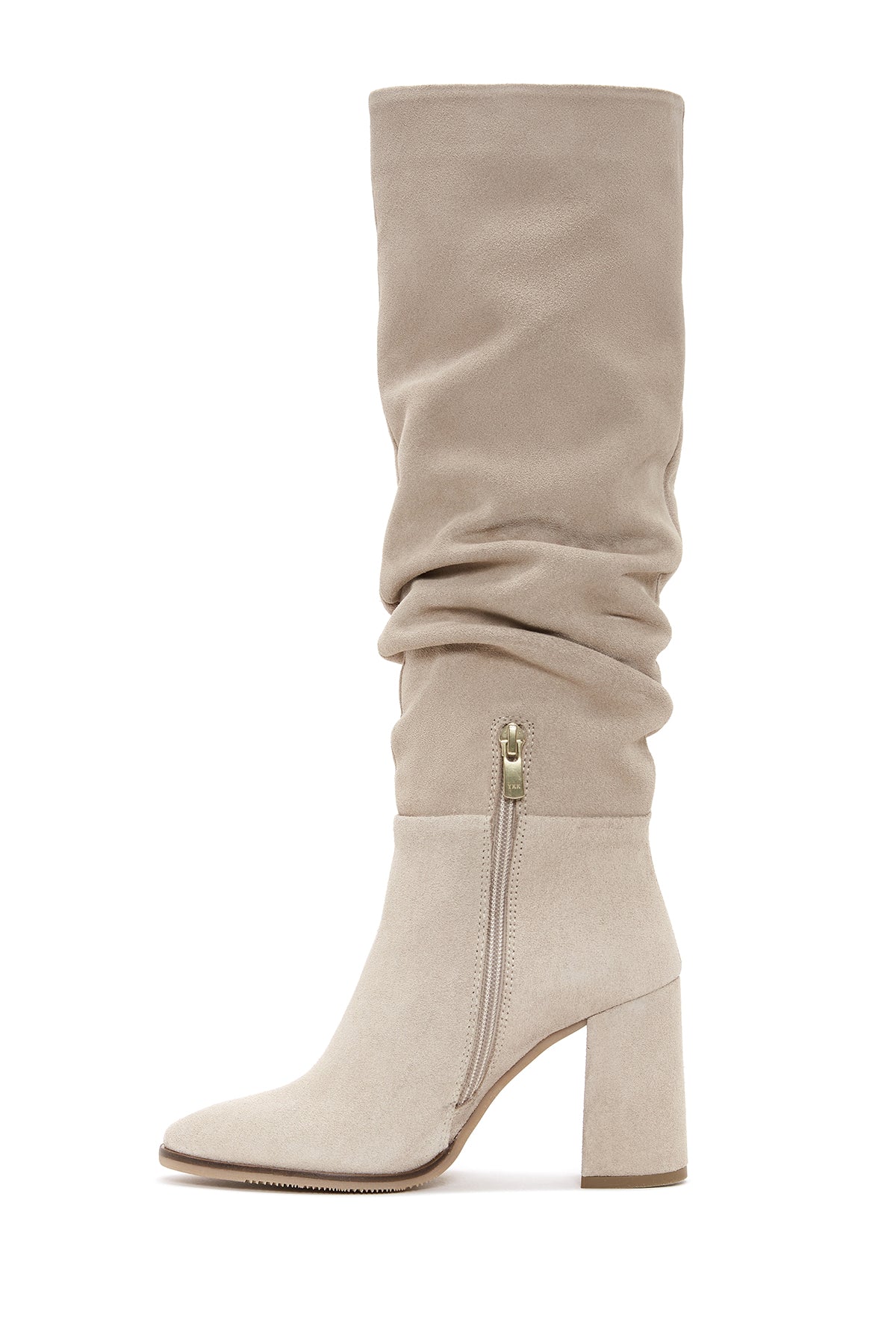 Kadın Süet Deri Topuklu Çizme - Image 3