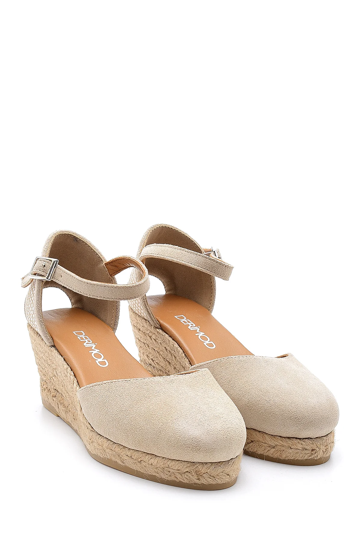 Kadın Süet Dolgu Topuklu Espadril - Image 3