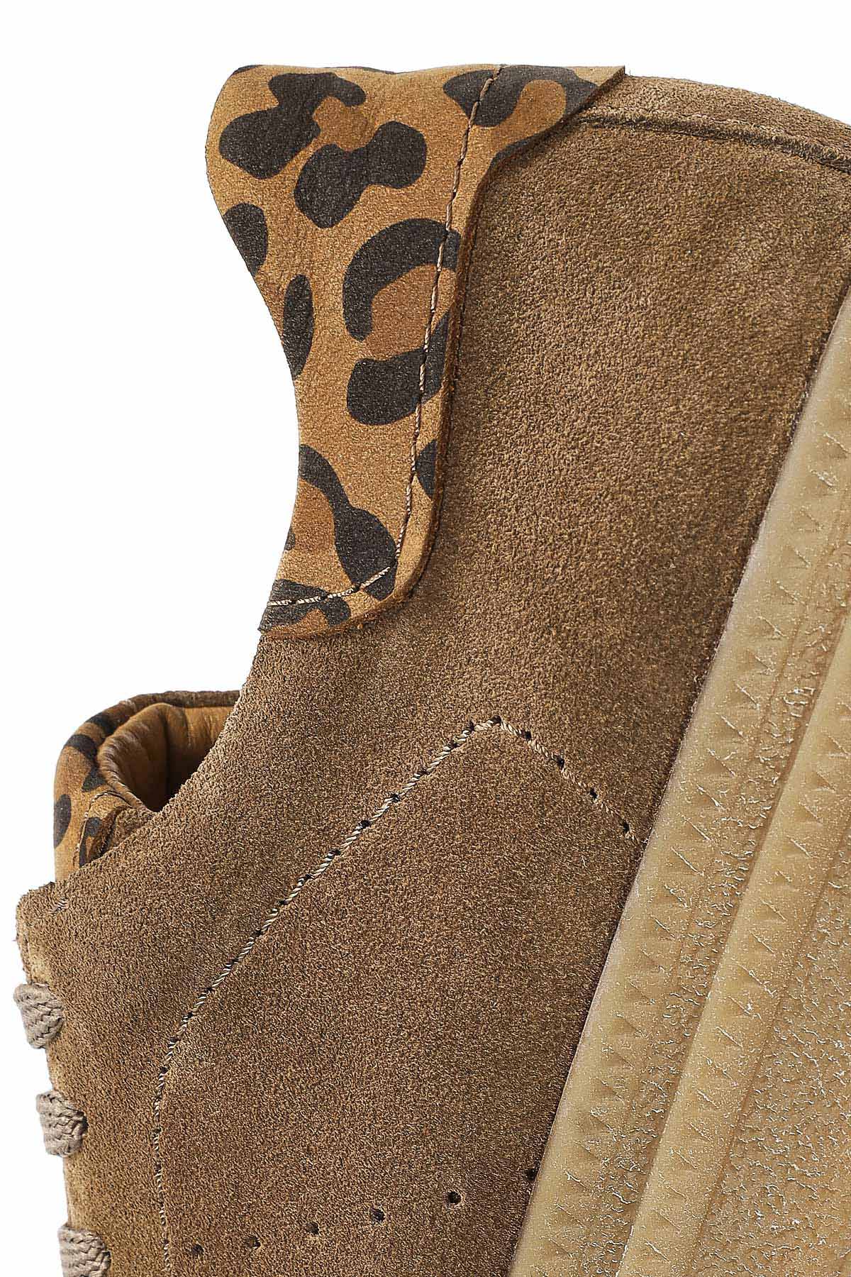 Kadın Taba Bağcıklı Süet Deri Sneaker - Image 11