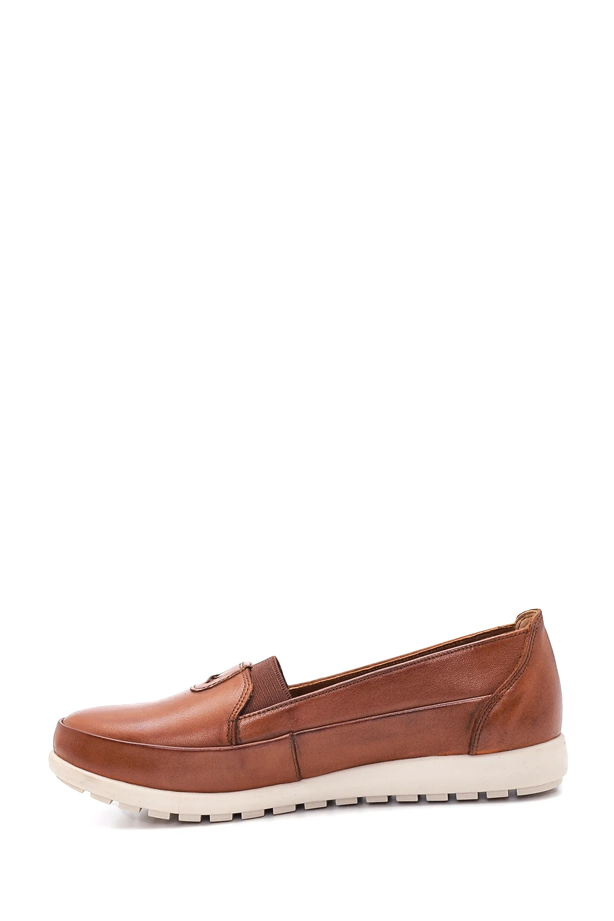 Kadın Taba Deri Comfort Loafer - Image 2