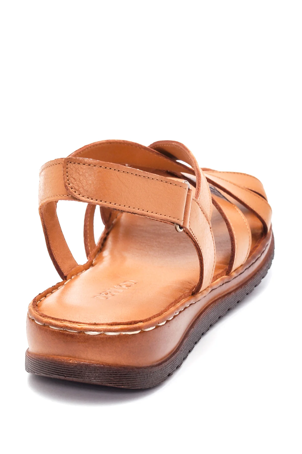 Kadın Taba Deri Comfort Sandalet - Image 4
