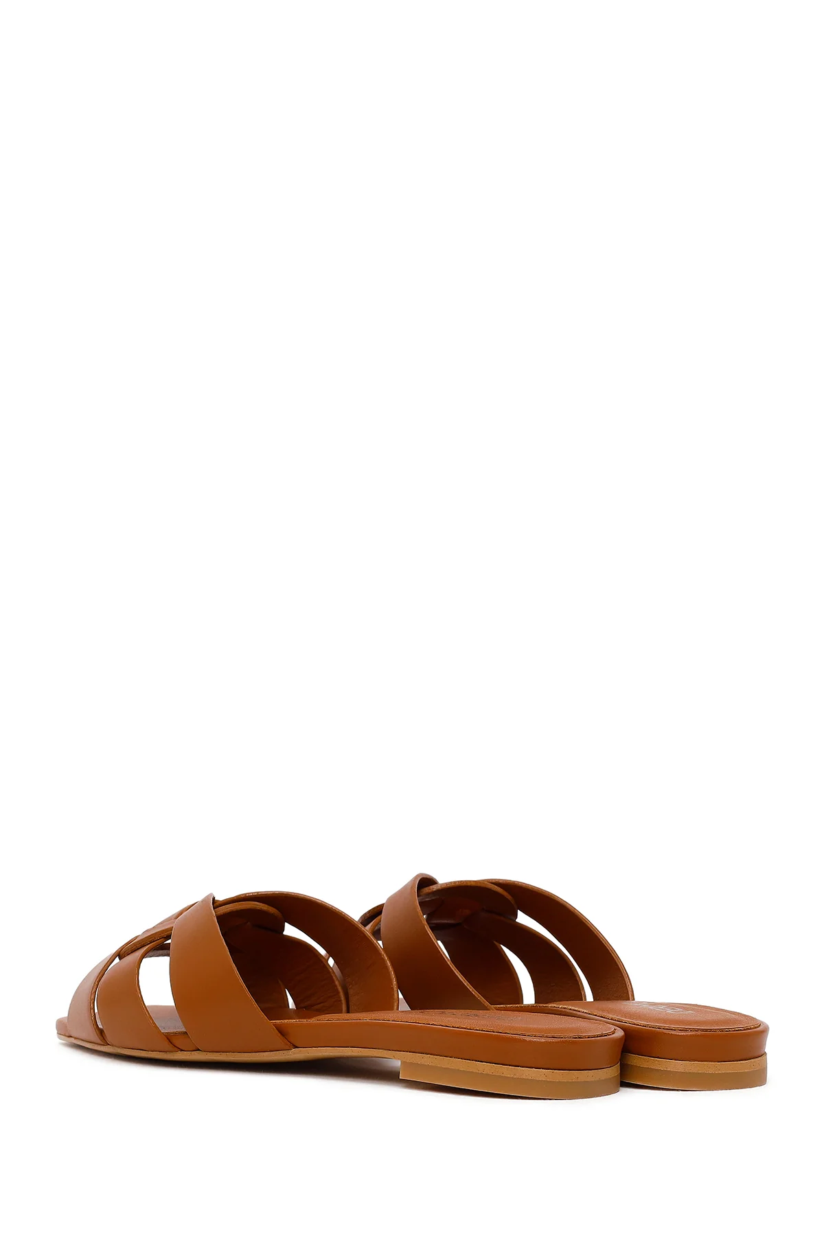 Kadın Taba Deri Terlik - Image 6