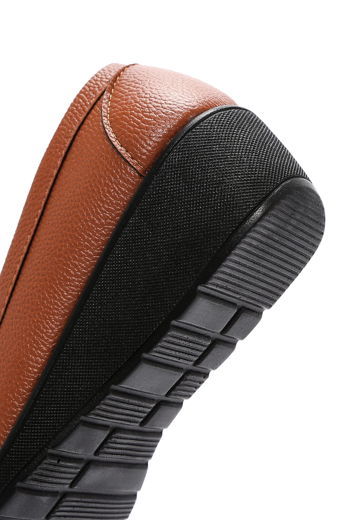 Kadın Taba Dolgu Topuk Loafer - Image 8