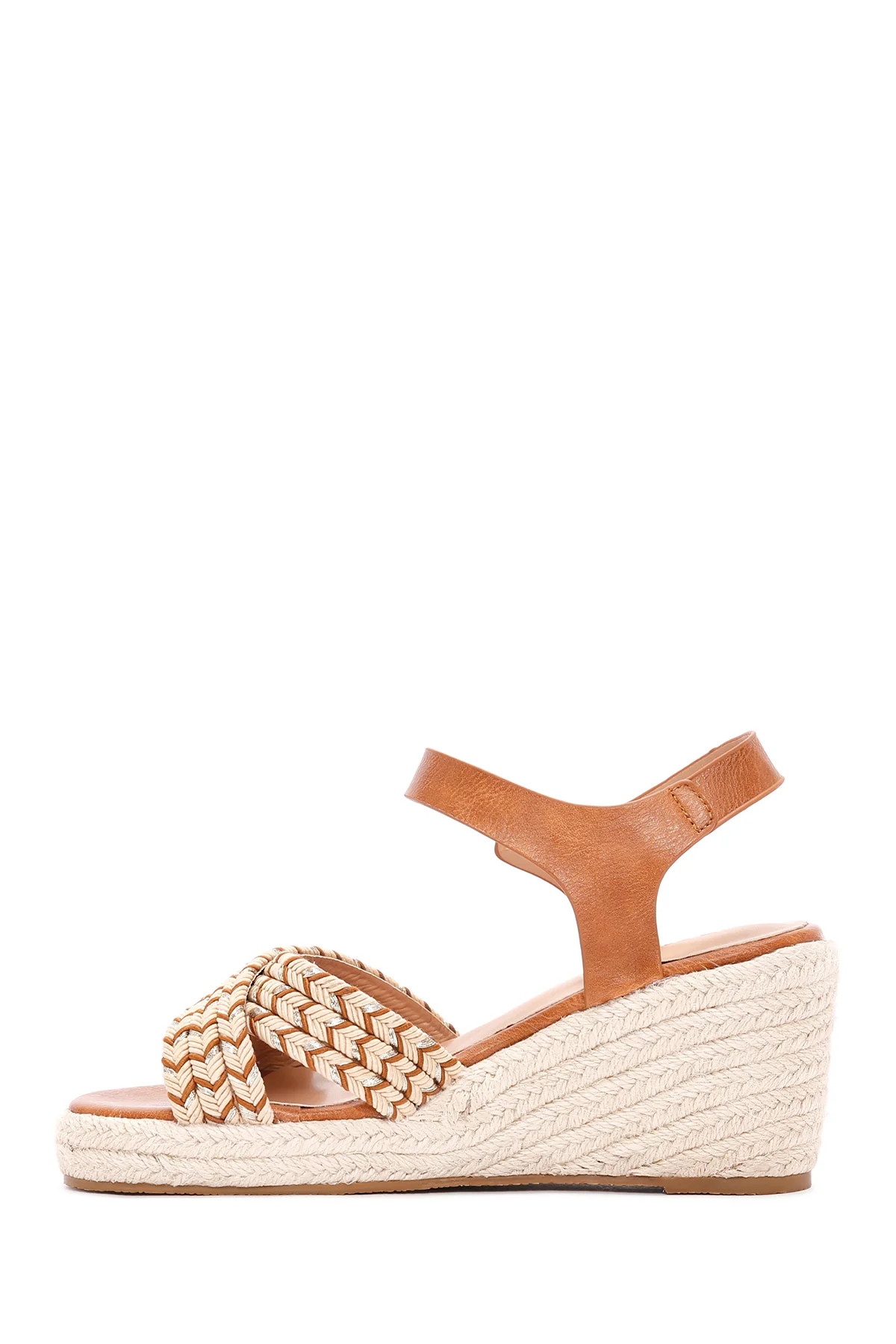 Kadın Taba Dolgu Topuklu Espadril - Image 3