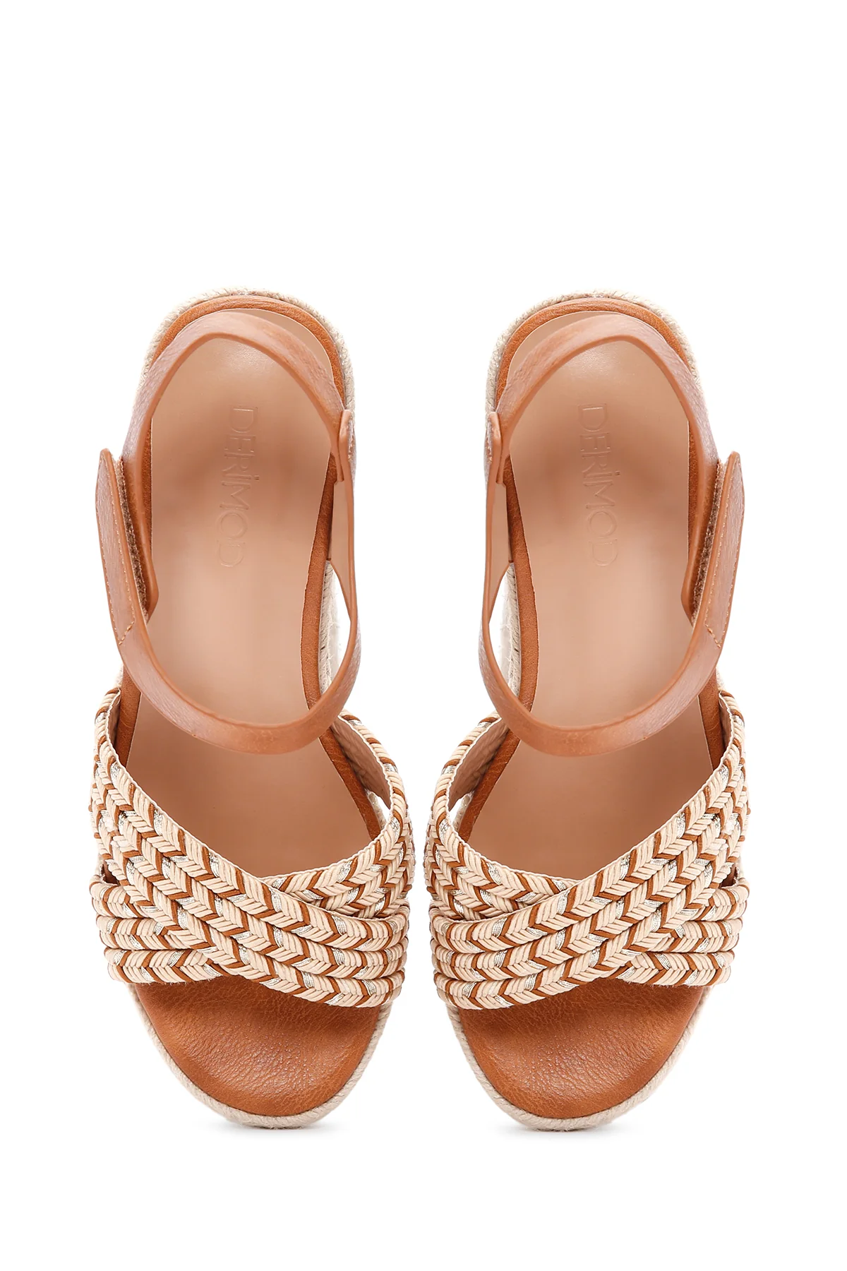 Kadın Taba Dolgu Topuklu Espadril - Image 8