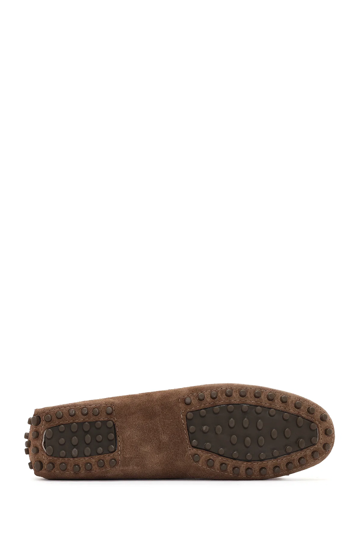 Kadın Taba Püsküllü Süet Deri Loafer - Image 4