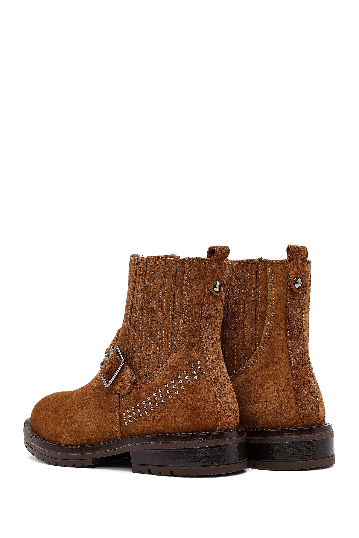 Kadın Taba Süet Deri Chelsea Bot - Image 6