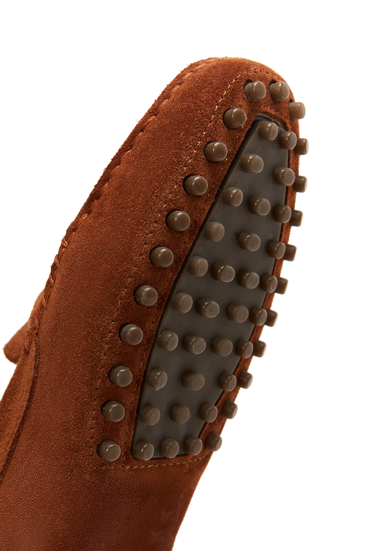 Kadın Taba Süet Deri Loafer - Image 7