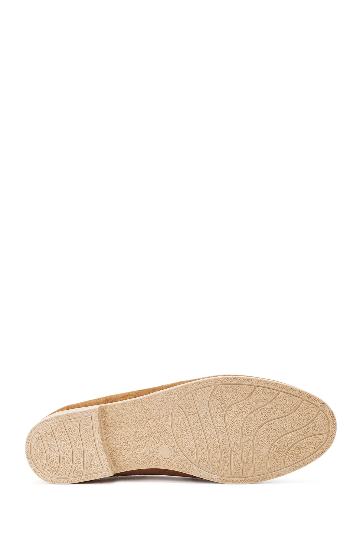 Kadın Taba Süet Deri Loafer - Image 4