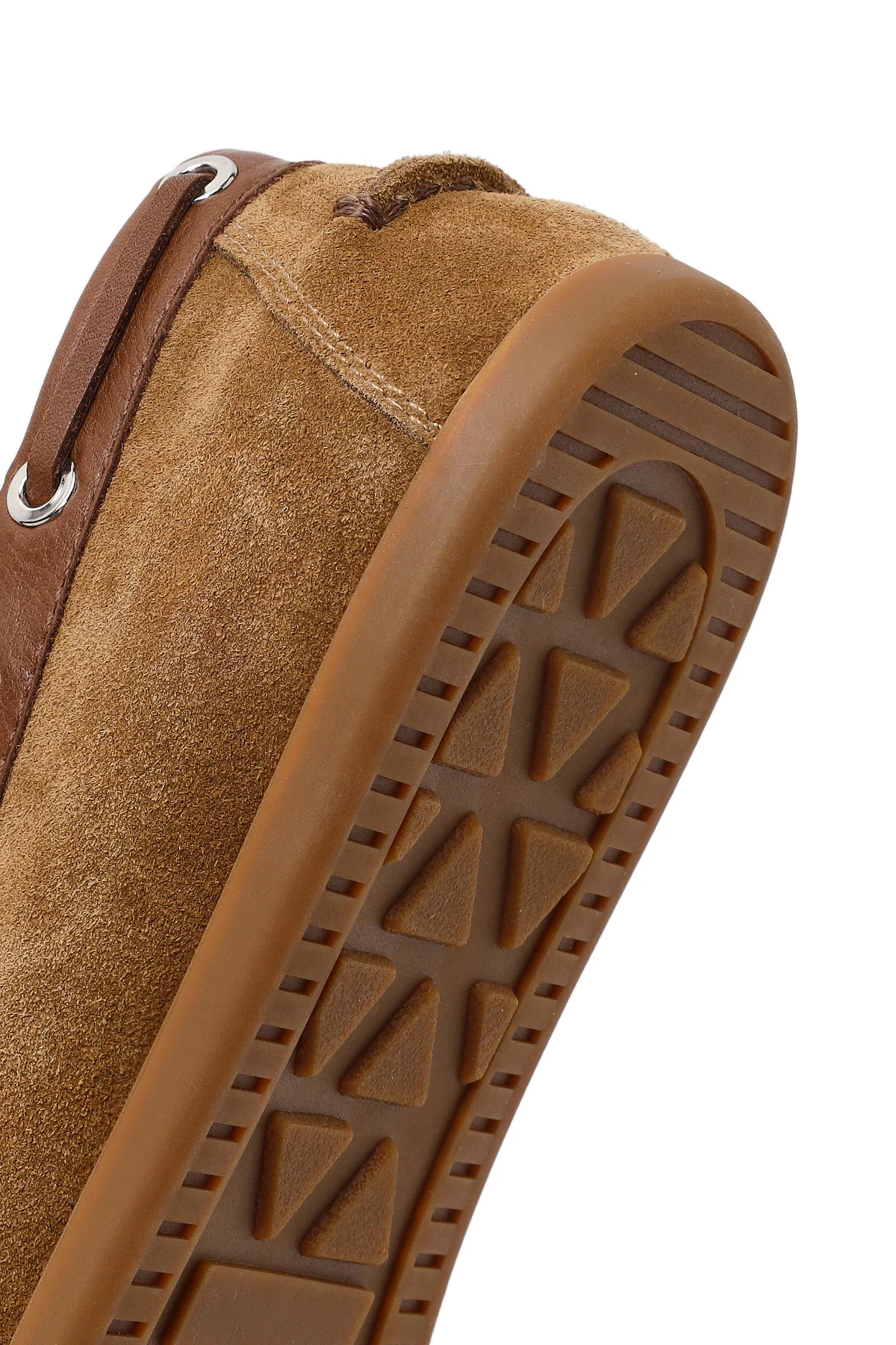 Kadın Taba Süet Deri Loafer - Image 8