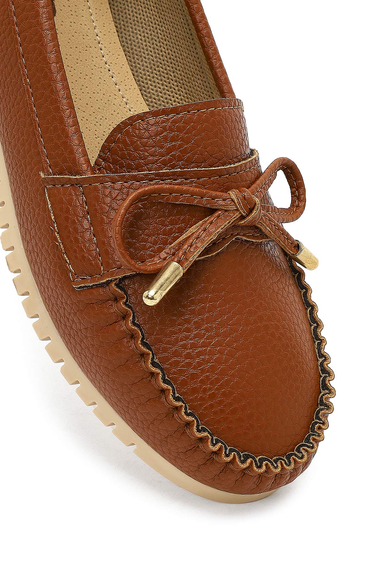 Kadın Taba Tokalı Loafer - Image 9