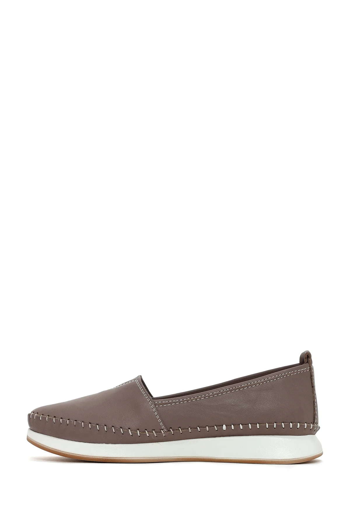 Kadın Vizon Deri Comfort Loafer - Image 2