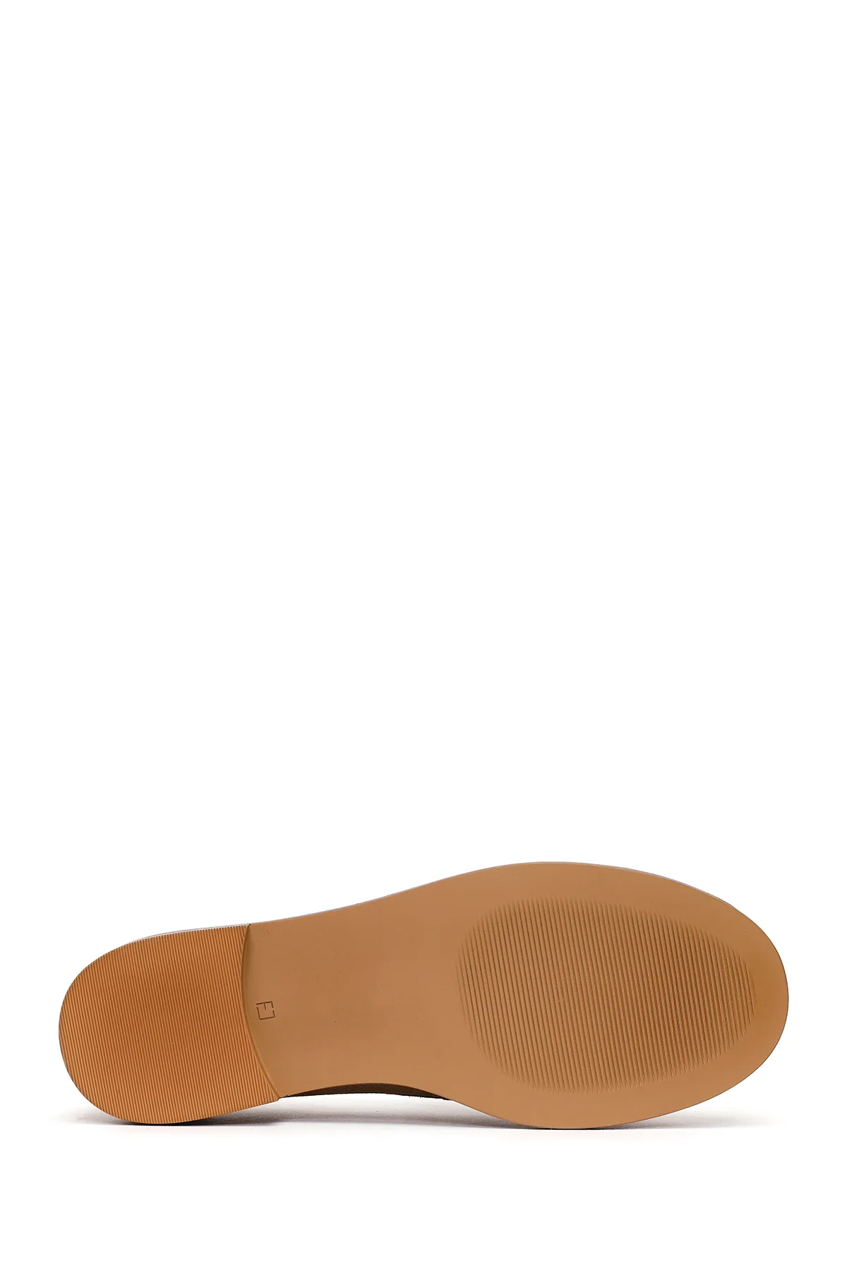 Kadın Vizon Püsküllü Süet Deri Loafer - Image 5