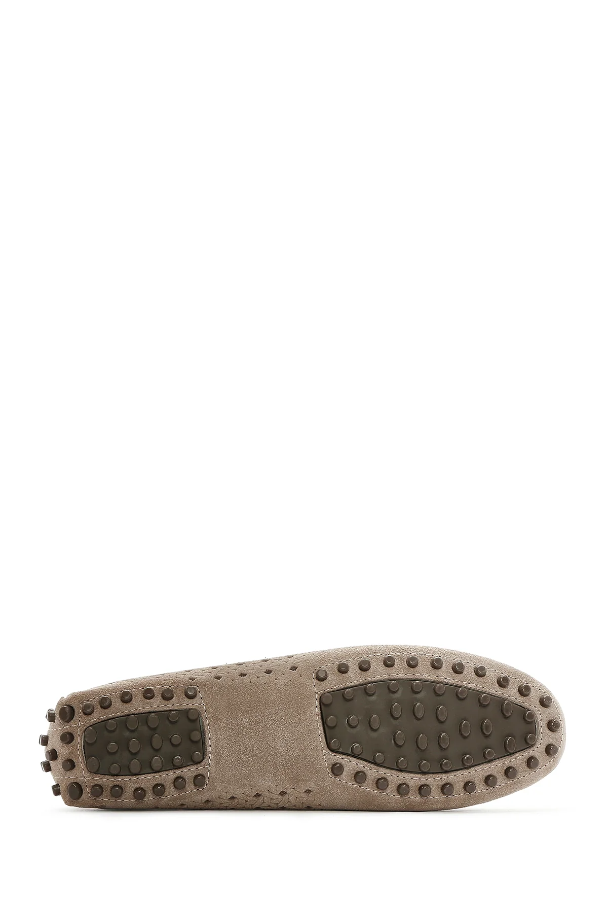 Kadın Vizon Süet Deri Loafer - Image 5