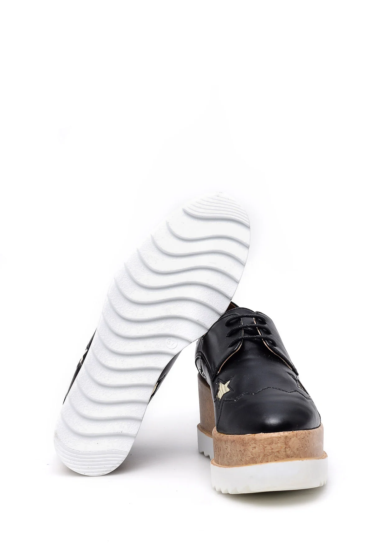 Kadın Yüksek Tabanlı Sneaker - Image 4