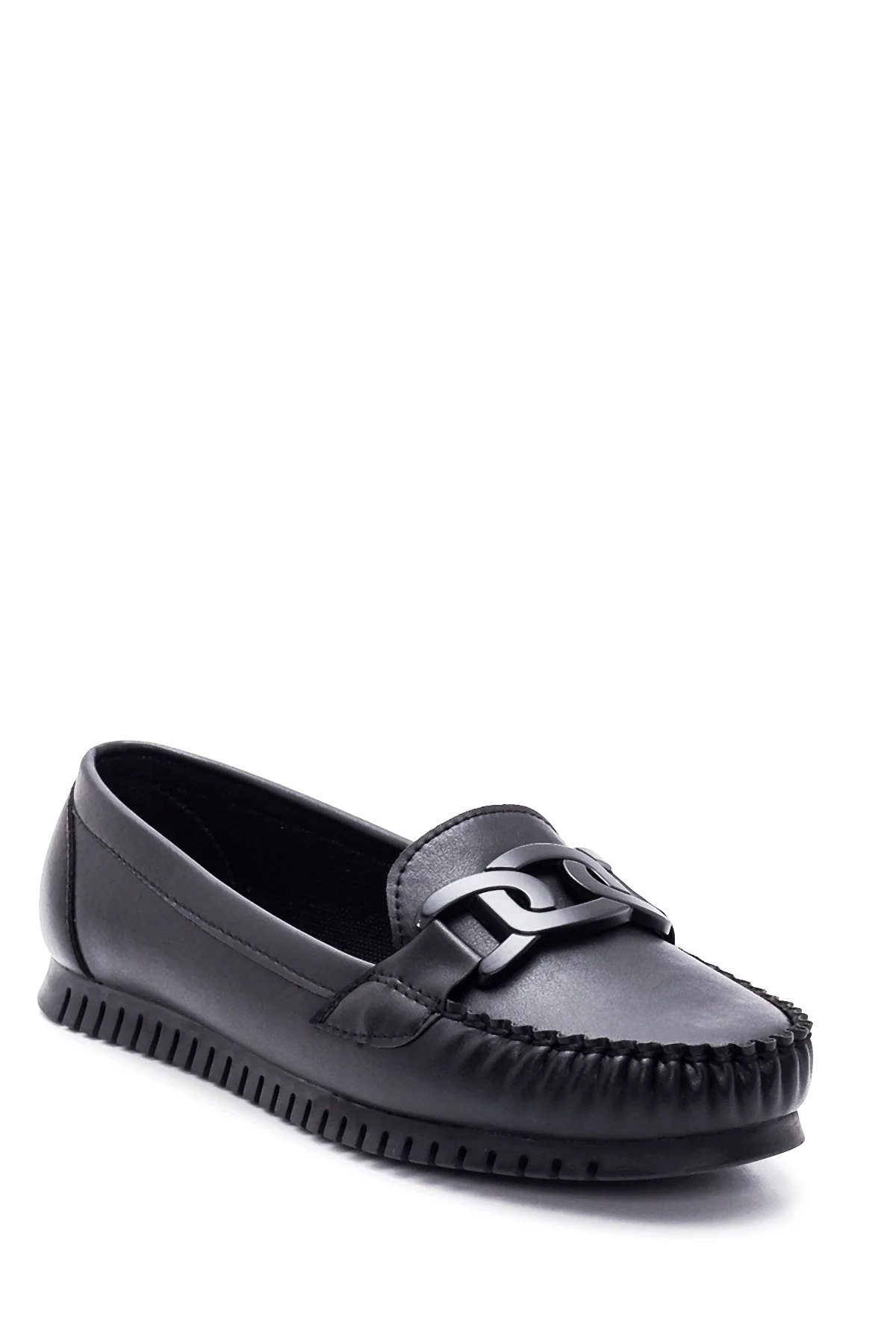 Kadın Zincirli Klasik Loafer - Image 3