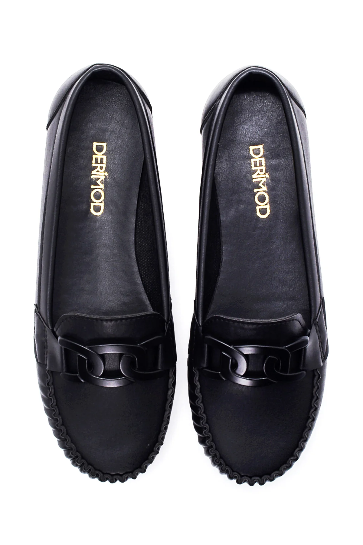 Kadın Zincirli Klasik Loafer - Image 7