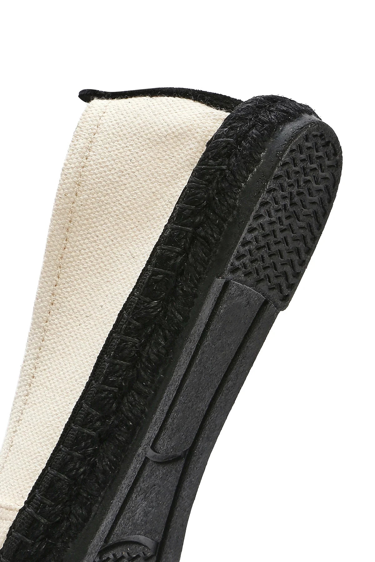 Kastamonu Taş Baskı Kadın Siyah Desenli Espadril - Image 11