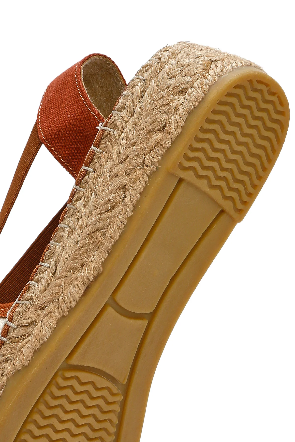 Kastamonu Taş Baskı Kadın Taba Desenli Espadril - Image 11