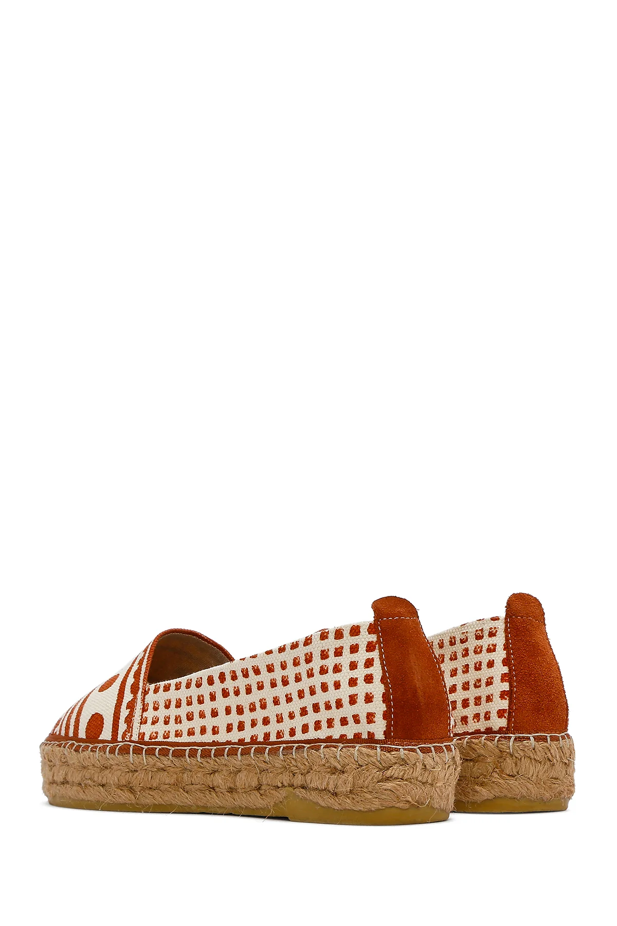 Kastamonu Taş Baskı Kadın Taba Desenli Espadril - Image 6
