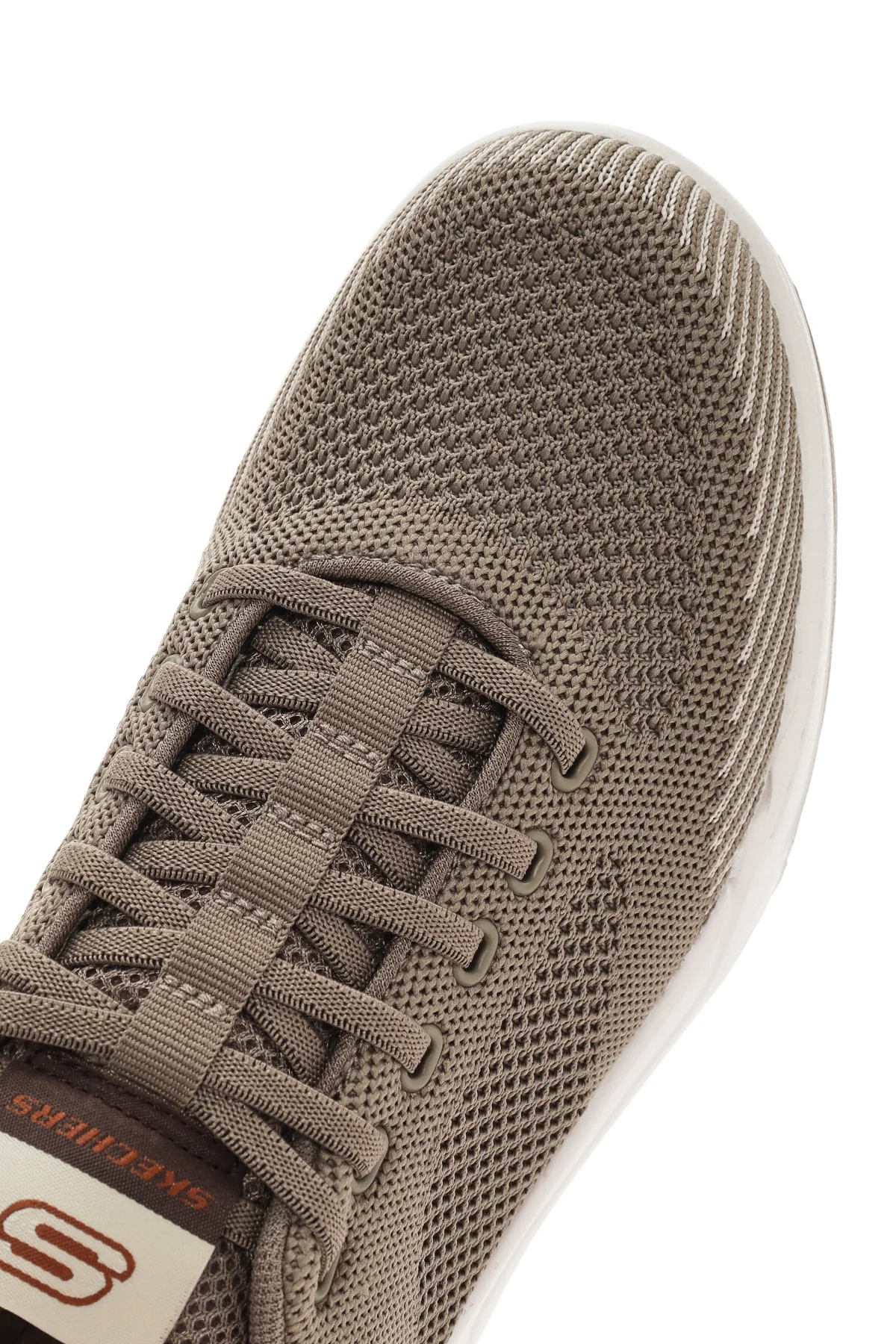 Skechers Erkek Bej Corliss - Dorset Bağcıklı Kumaş Sneaker - Image 11