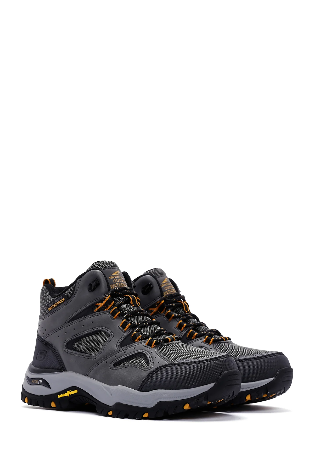 Skechers Erkek Gri Arch Fit Dawson Outdoor Bot - Image 4