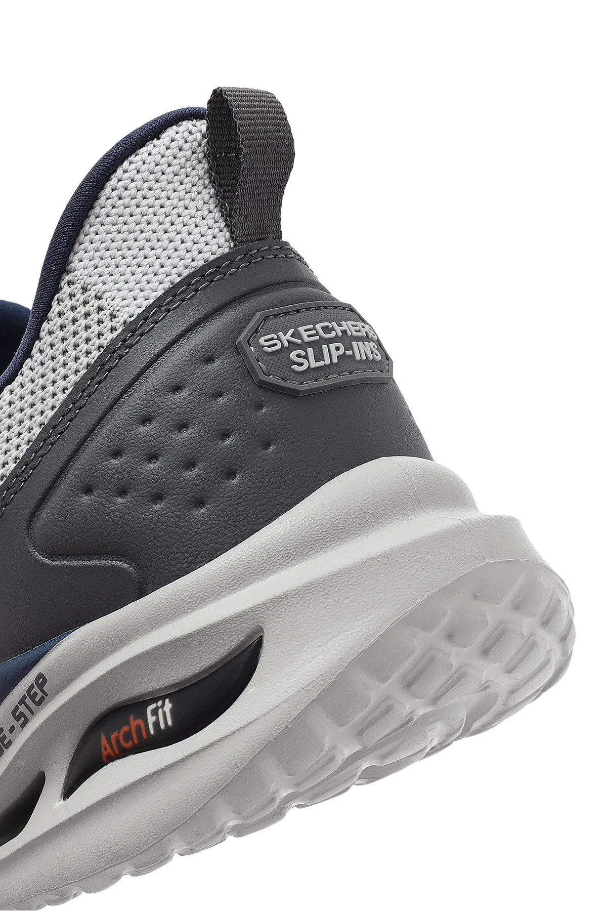 Skechers Erkek Gri Arch Fit Orvan - Kincade Bağcıklı Kalın Tabanlı Sneaker - Image 8