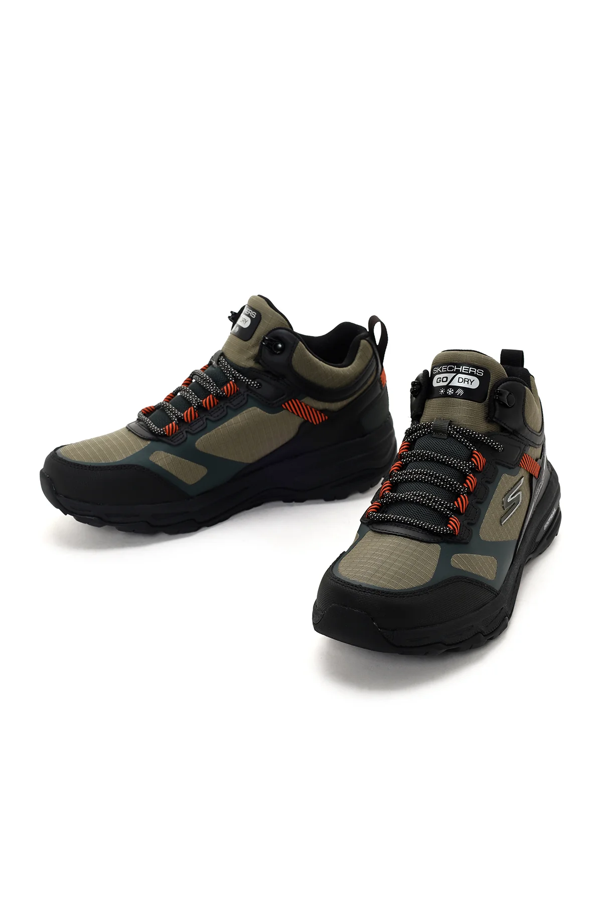 Skechers Erkek Haki Go Run Trail Altitude-Water Kalın Tabanlı Sneaker - Image 6
