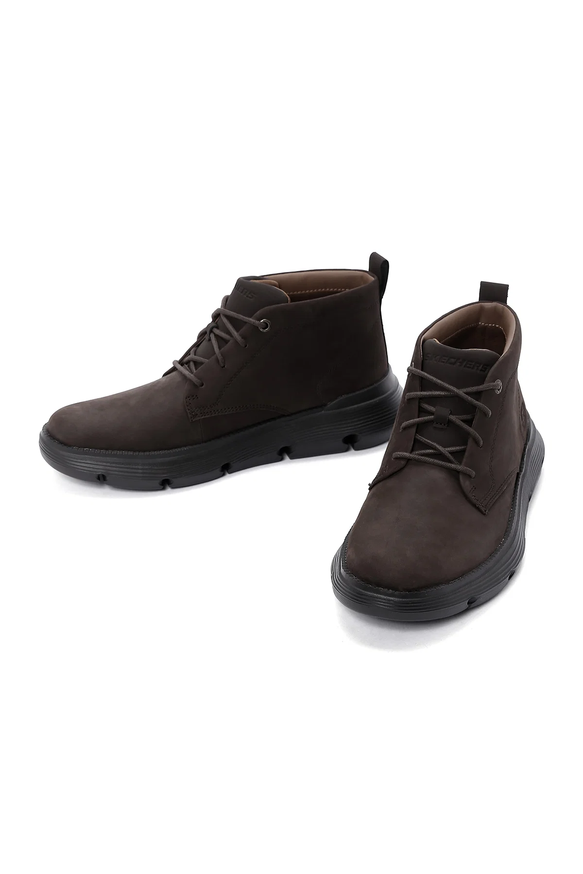 Skechers Erkek Kahverengi Garza Fontaine Nubuk Deri Bot - Image 6