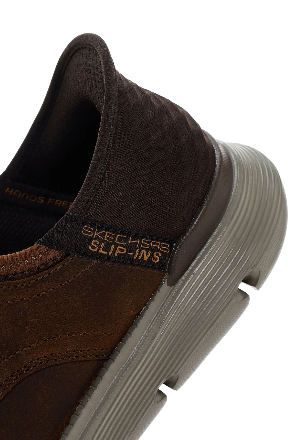 Skechers Erkek Kahverengi Garza Gervin Deri Sneaker - Image 9