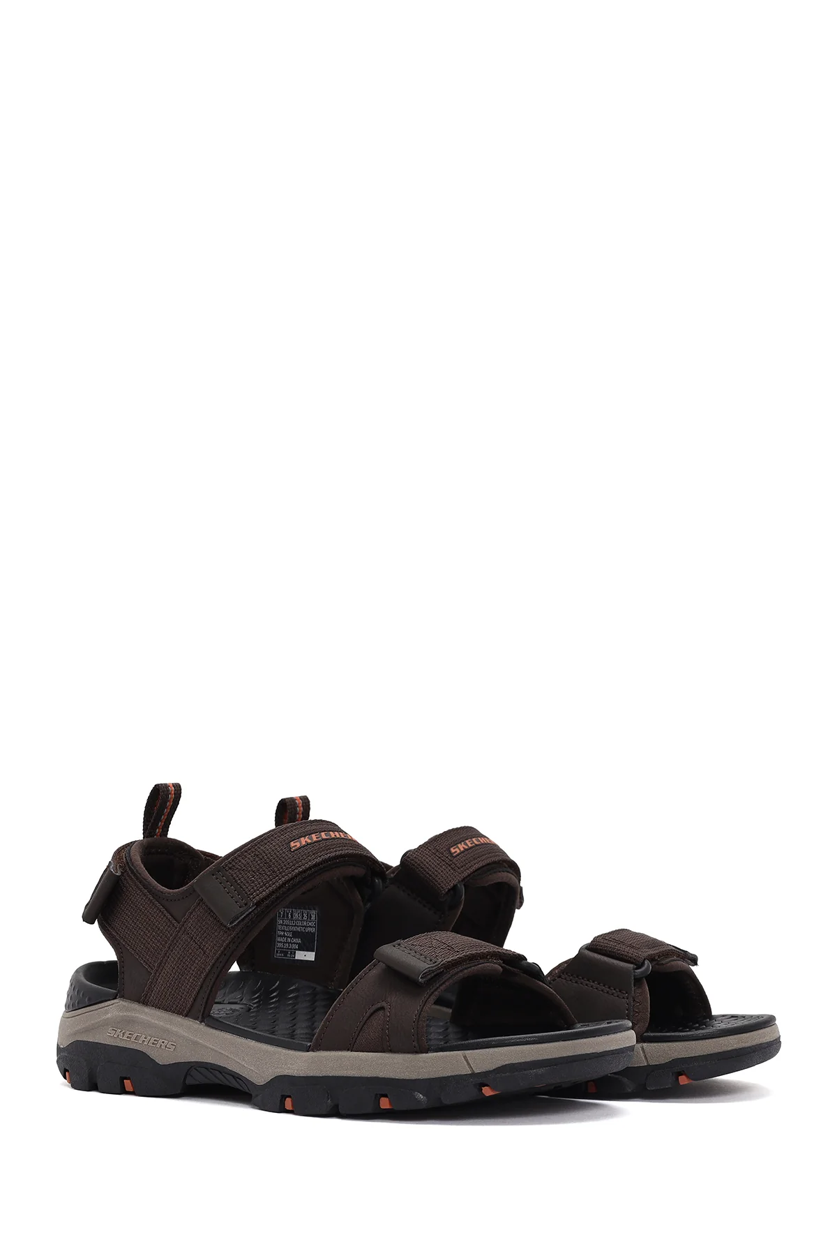 Skechers Erkek Kahverengi Tresmen - Ryer Kumaş Sandalet - Image 3