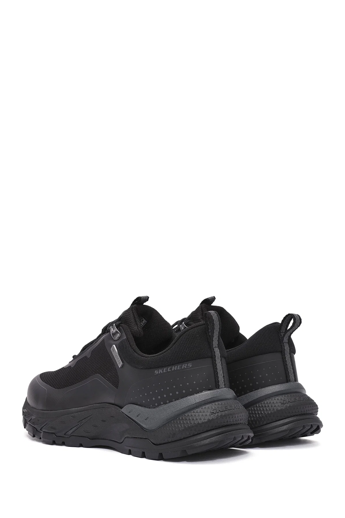 Skechers Erkek Siyah Bağcıklı Kalın Tabanlı Sneaker - Image 5