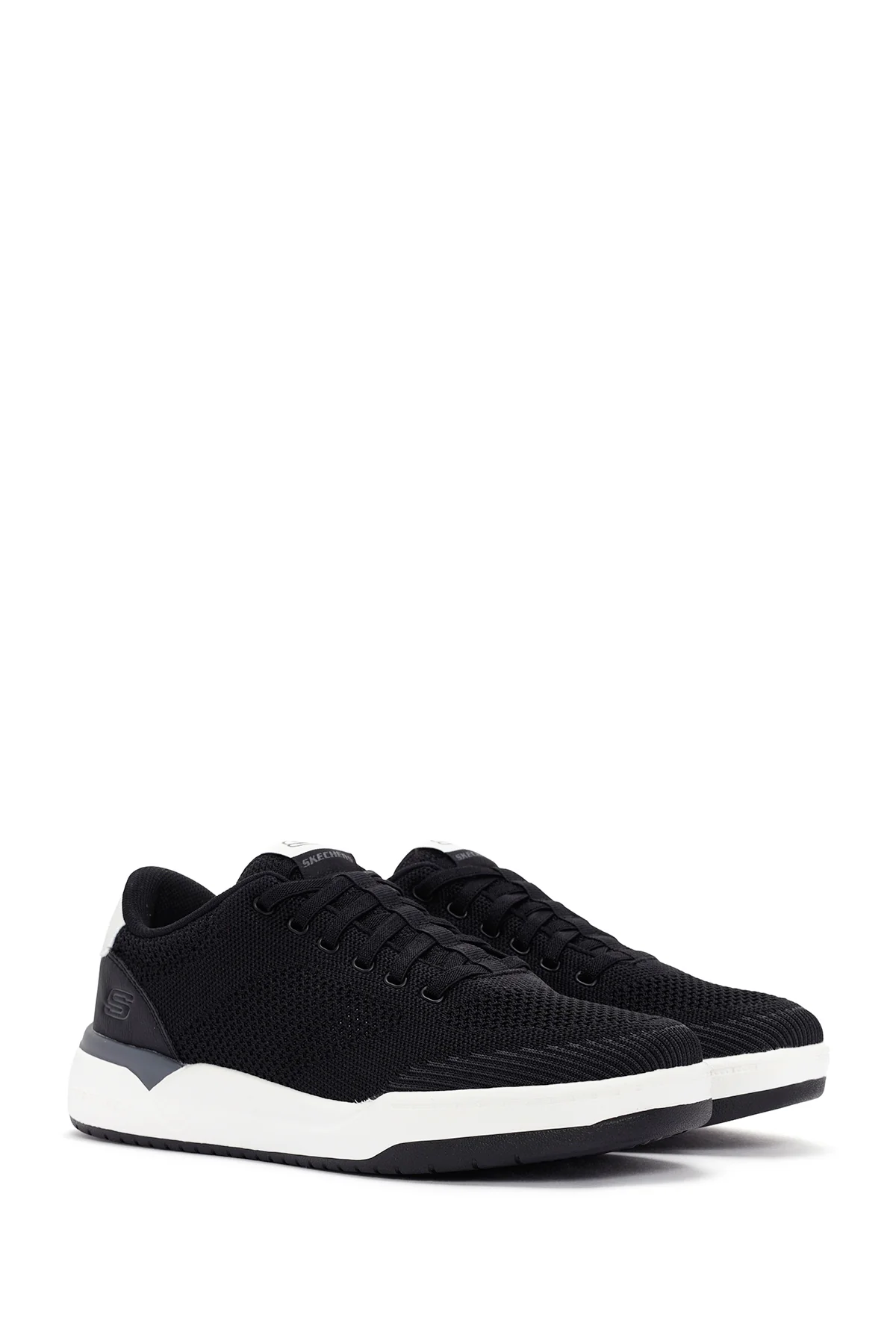 Skechers Erkek Siyah Corliss - Dorset Bağcıklı Sneaker - Image 3