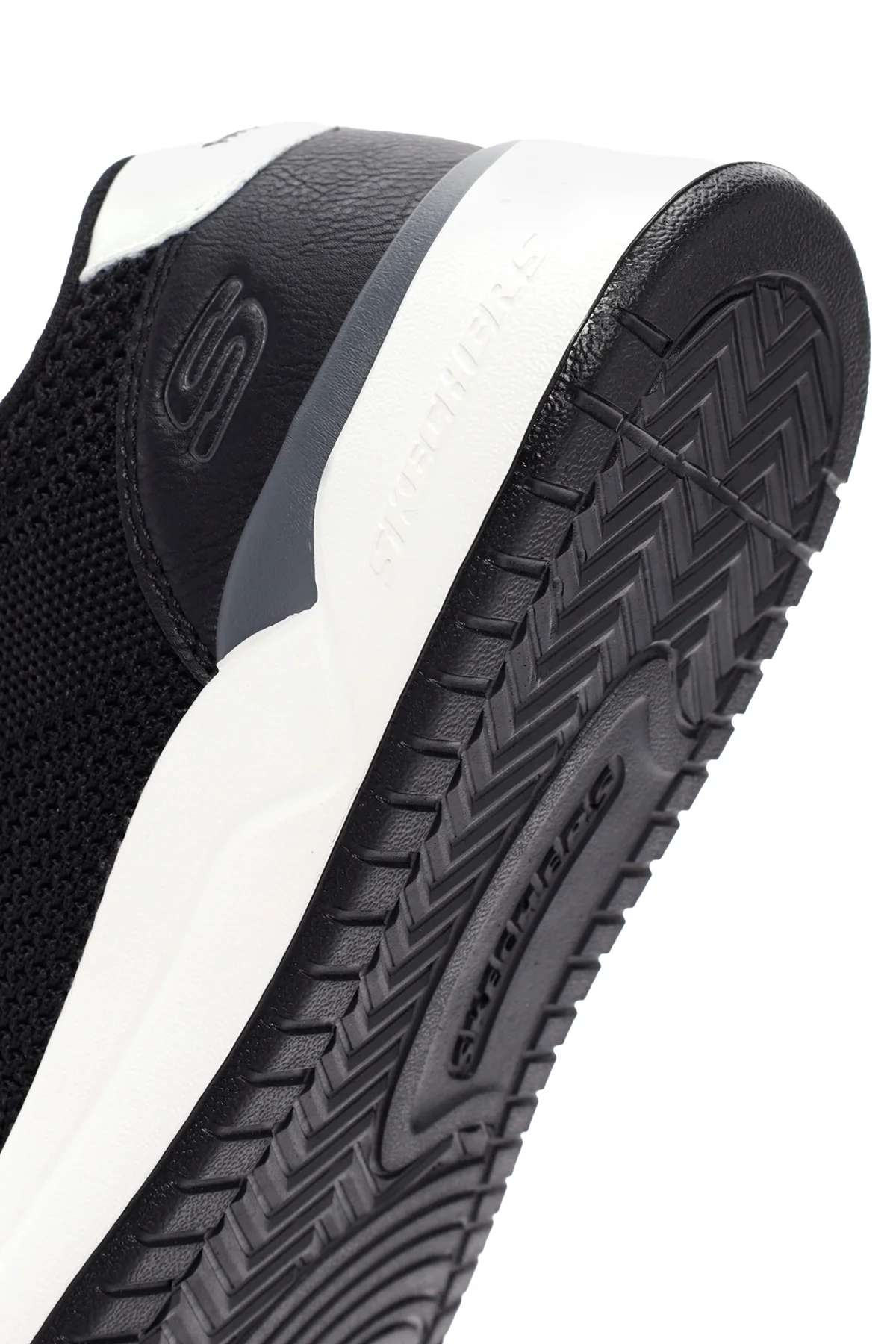 Skechers Erkek Siyah Corliss - Dorset Bağcıklı Sneaker - Image 9