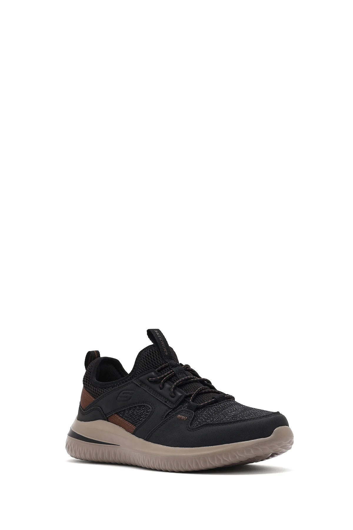 Skechers Erkek Siyah Delson 3.0 Kumaş Sneaker - Image 6