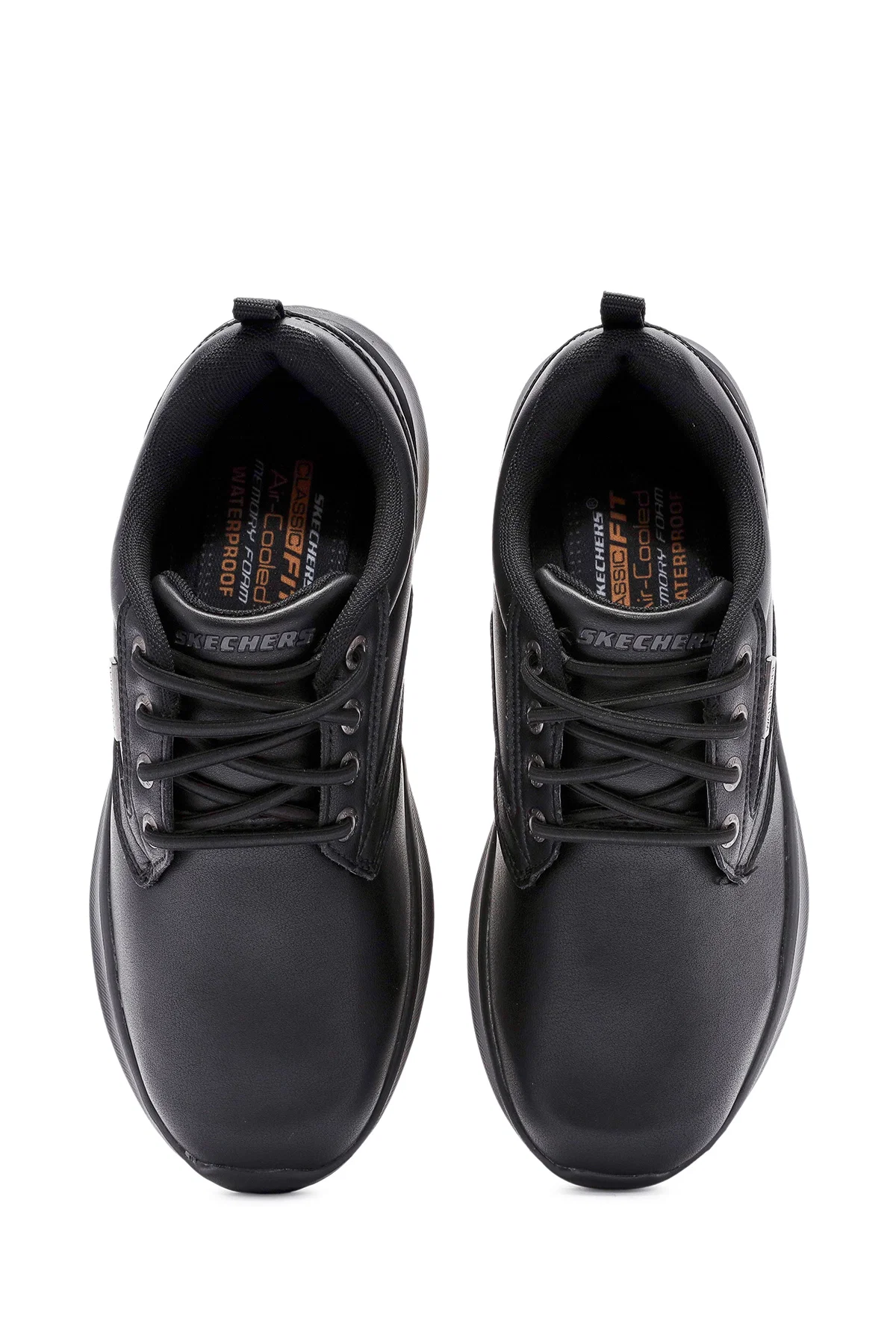 Skechers Erkek siyah Delson - Antigo Bağcıklı Deri Sneaker - Image 7