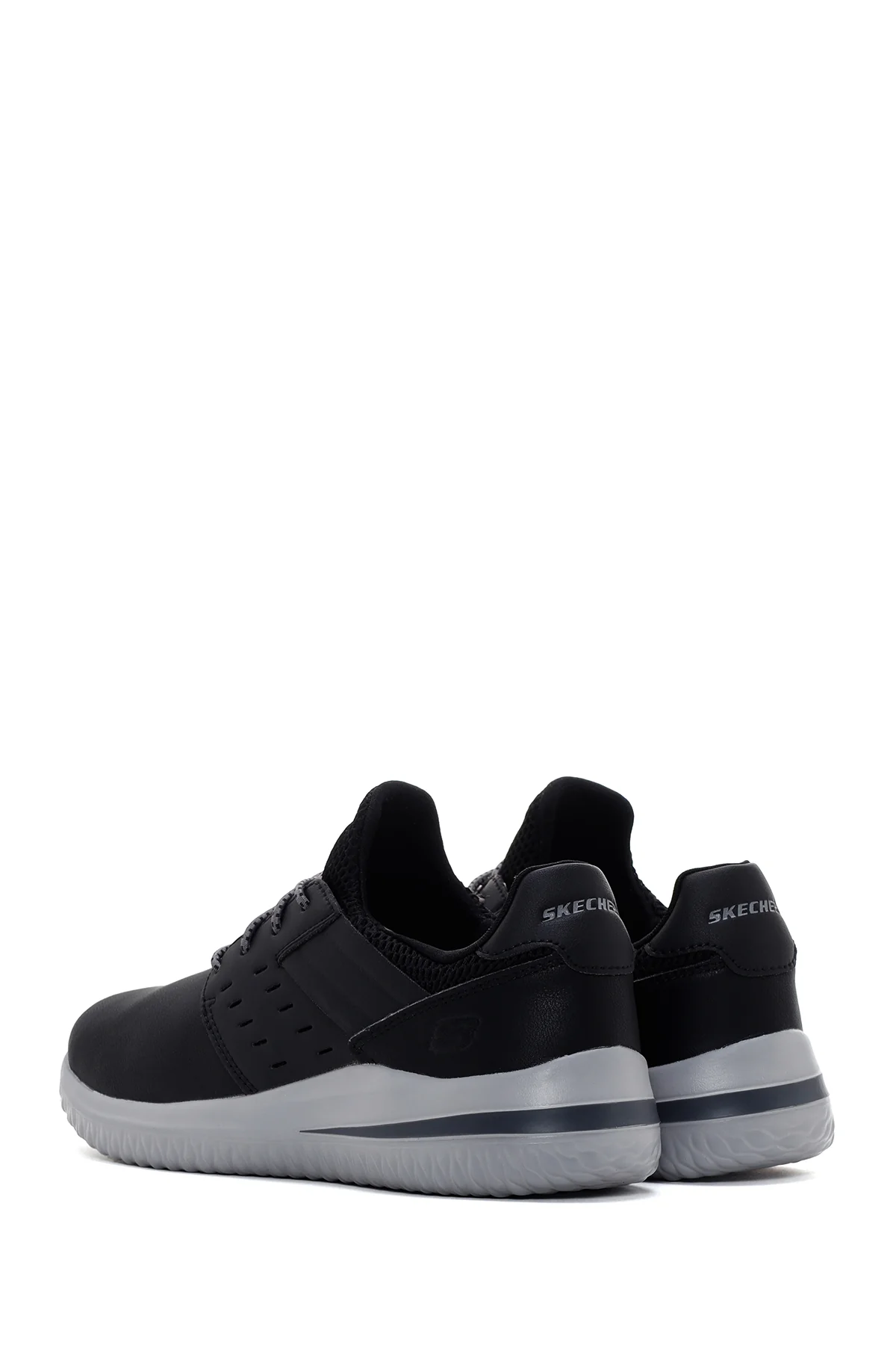 Skechers Erkek Siyah Delson Sneaker - Image 5