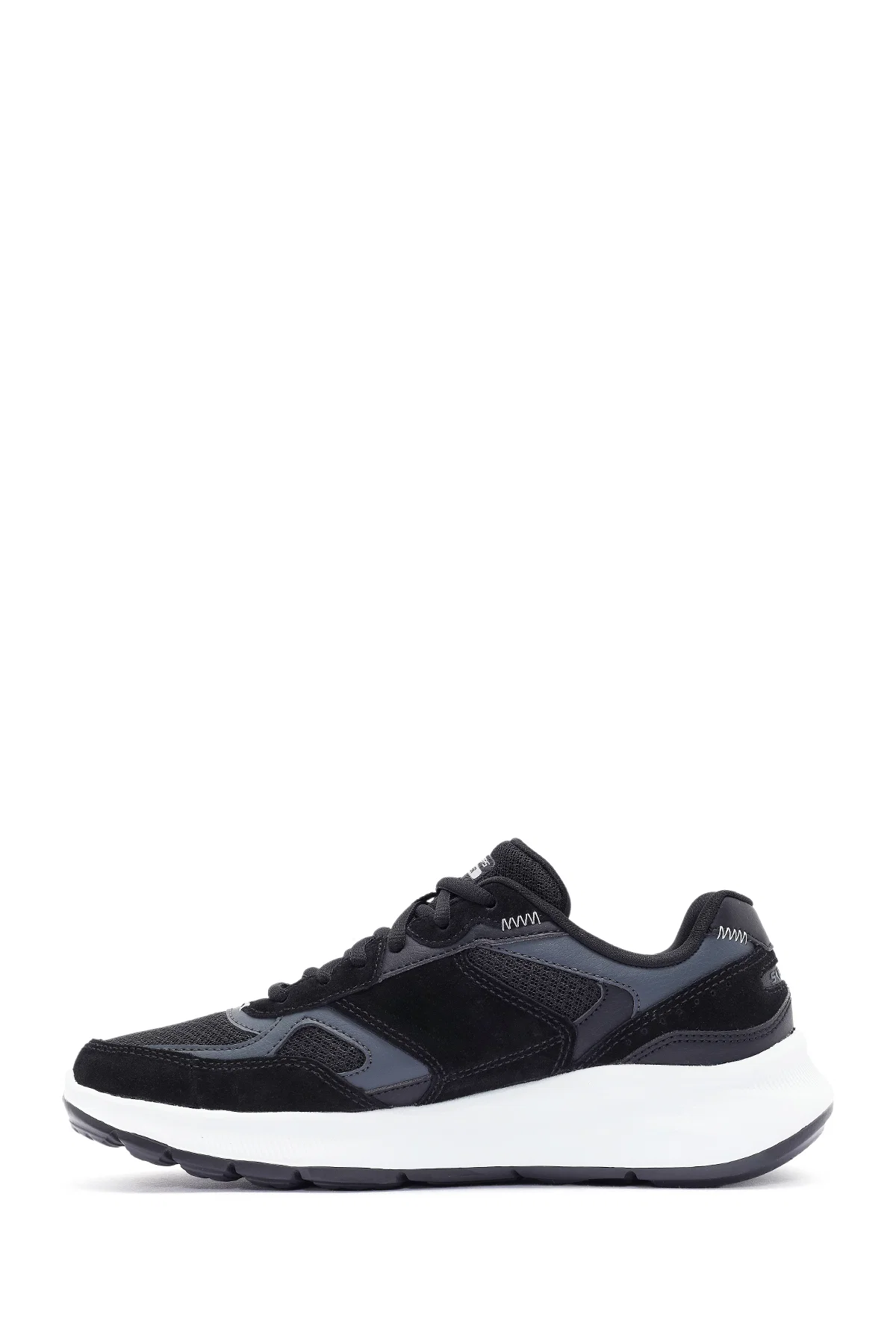 Skechers Erkek Siyah Equalizer Bağcıklı Kalın Tabanlı Sneaker - Image 2