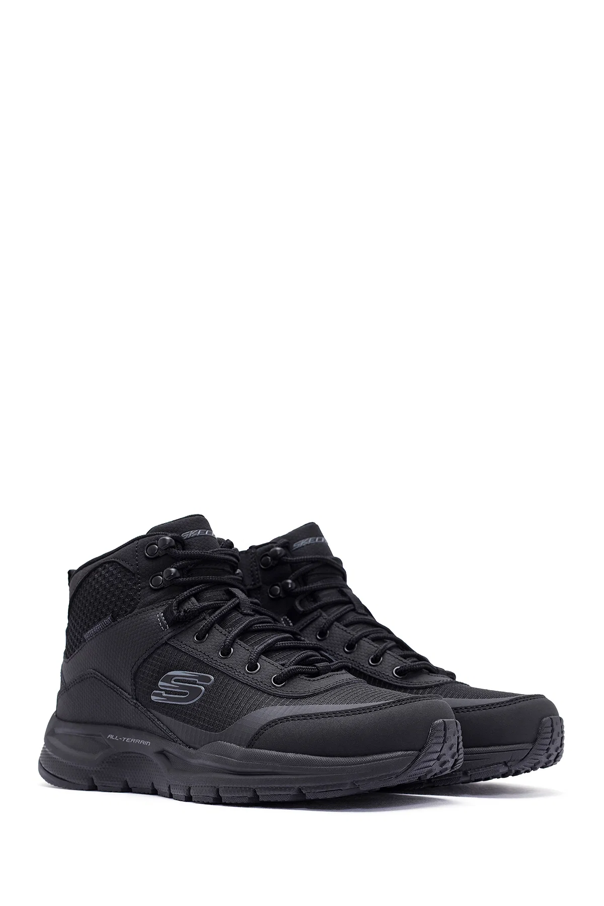 Skechers Erkek Siyah Escape Plan 2.0 - Woodrock Bağcıklı Spor Bot - Image 5