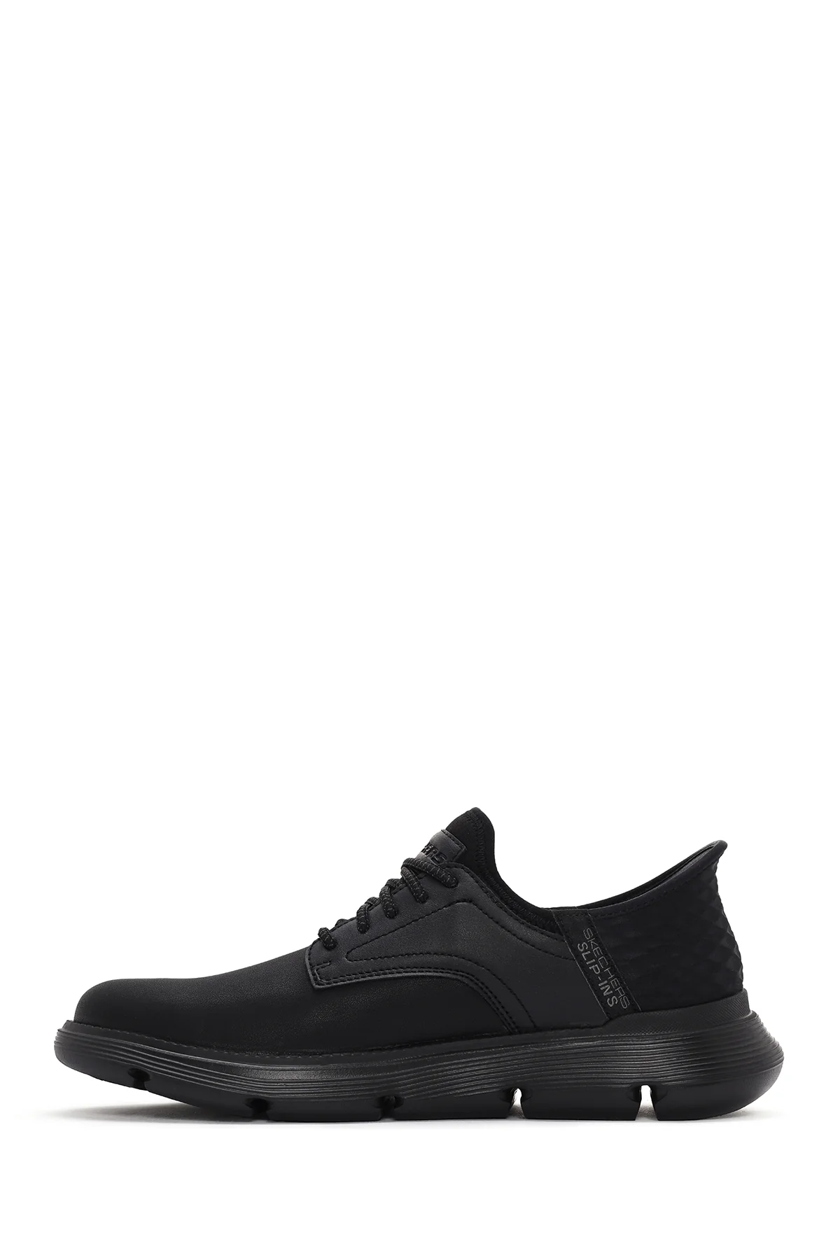Skechers Erkek Siyah Gervin Deri Sneaker - Image 2