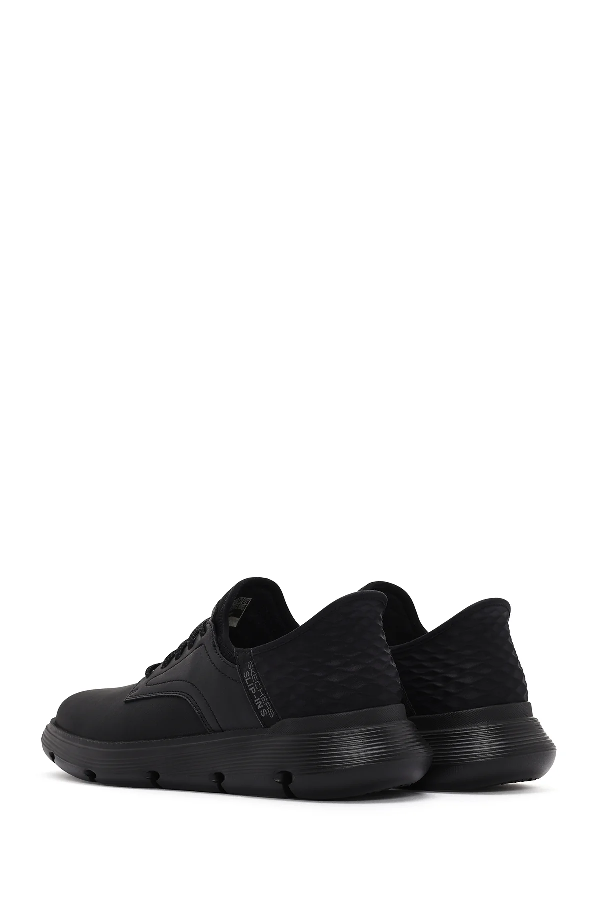 Skechers Erkek Siyah Gervin Deri Sneaker - Image 5