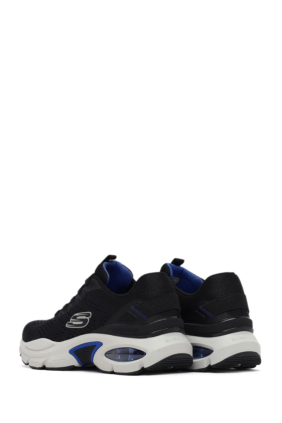 Skechers Erkek Siyah Skech - Air Ventura Bağcıklı Kalın Tabanlı Kumaş Sneaker - Image 5