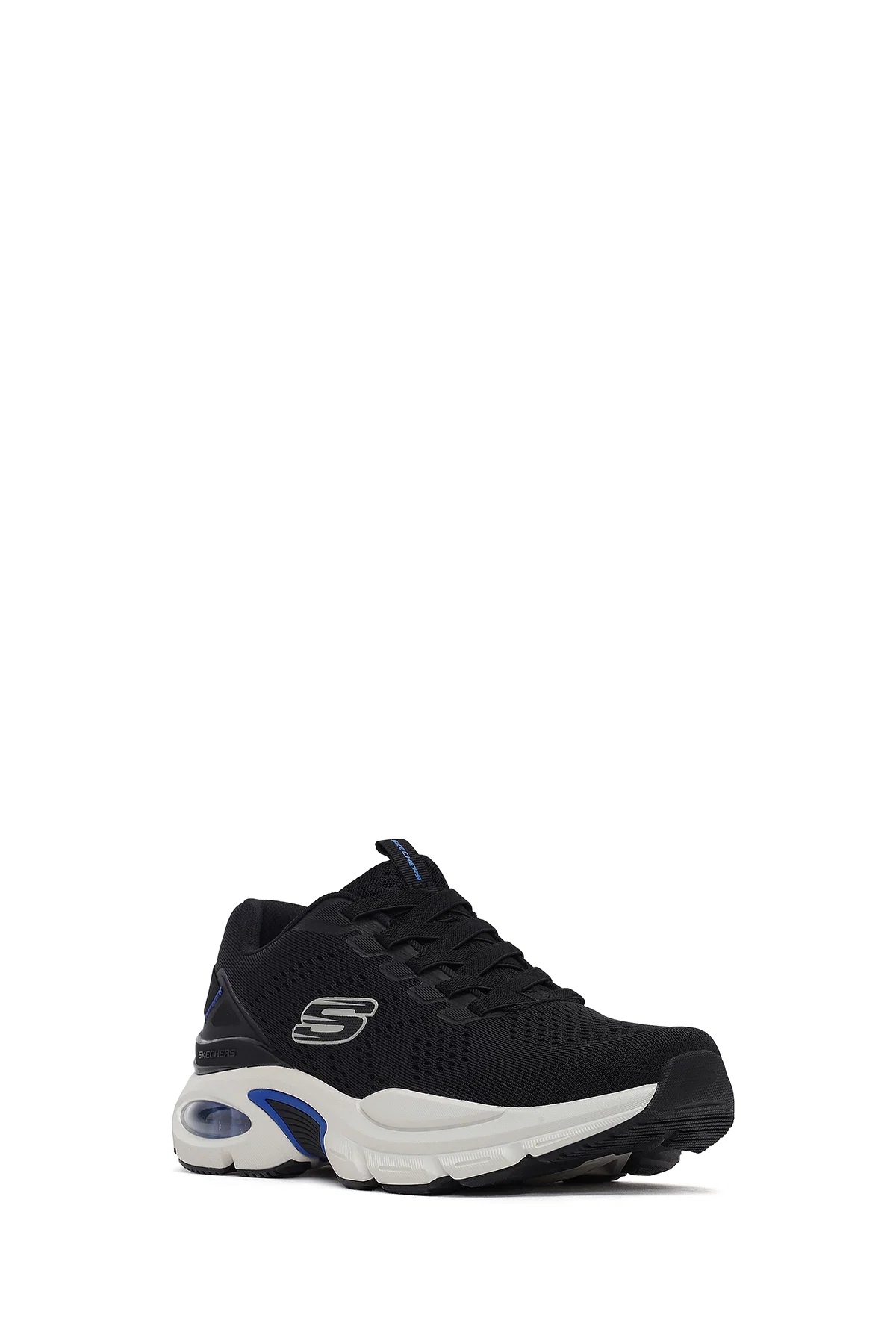 Skechers Erkek Siyah Skech - Air Ventura Bağcıklı Kalın Tabanlı Kumaş Sneaker - Image 6