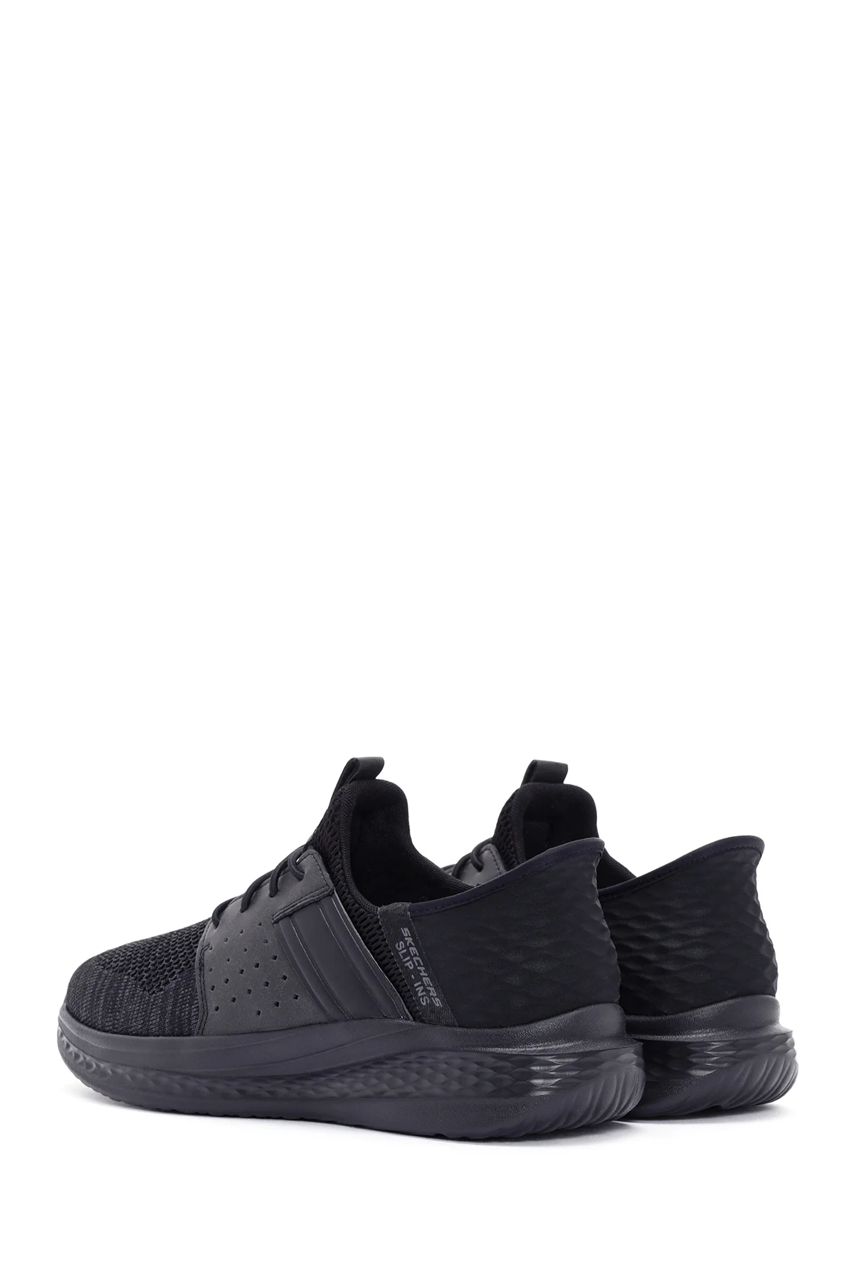 Skechers Erkek Siyah Slade - Ocon Bağcıklı Spor Sneaker - Image 5