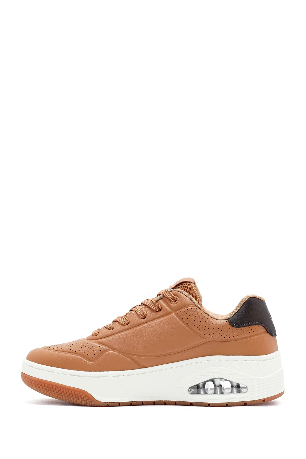 Skechers Erkek Taba Uno Court Bağcıklı Kalın Tabanlı Sneaker - Image 2