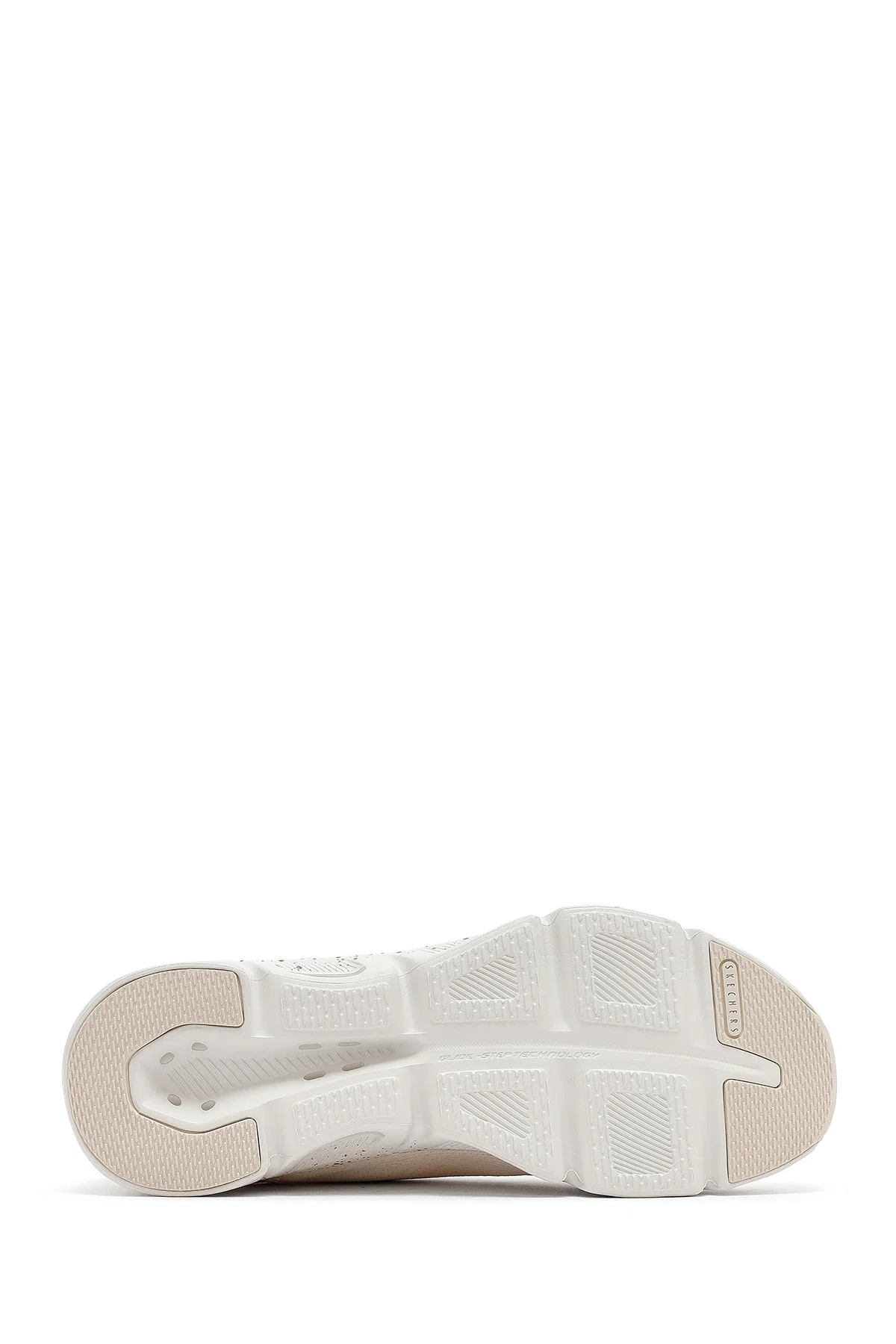 Skechers Kadın Bej Glide Step Gratify Bağcıklı Kumaş Sneaker - Image 4