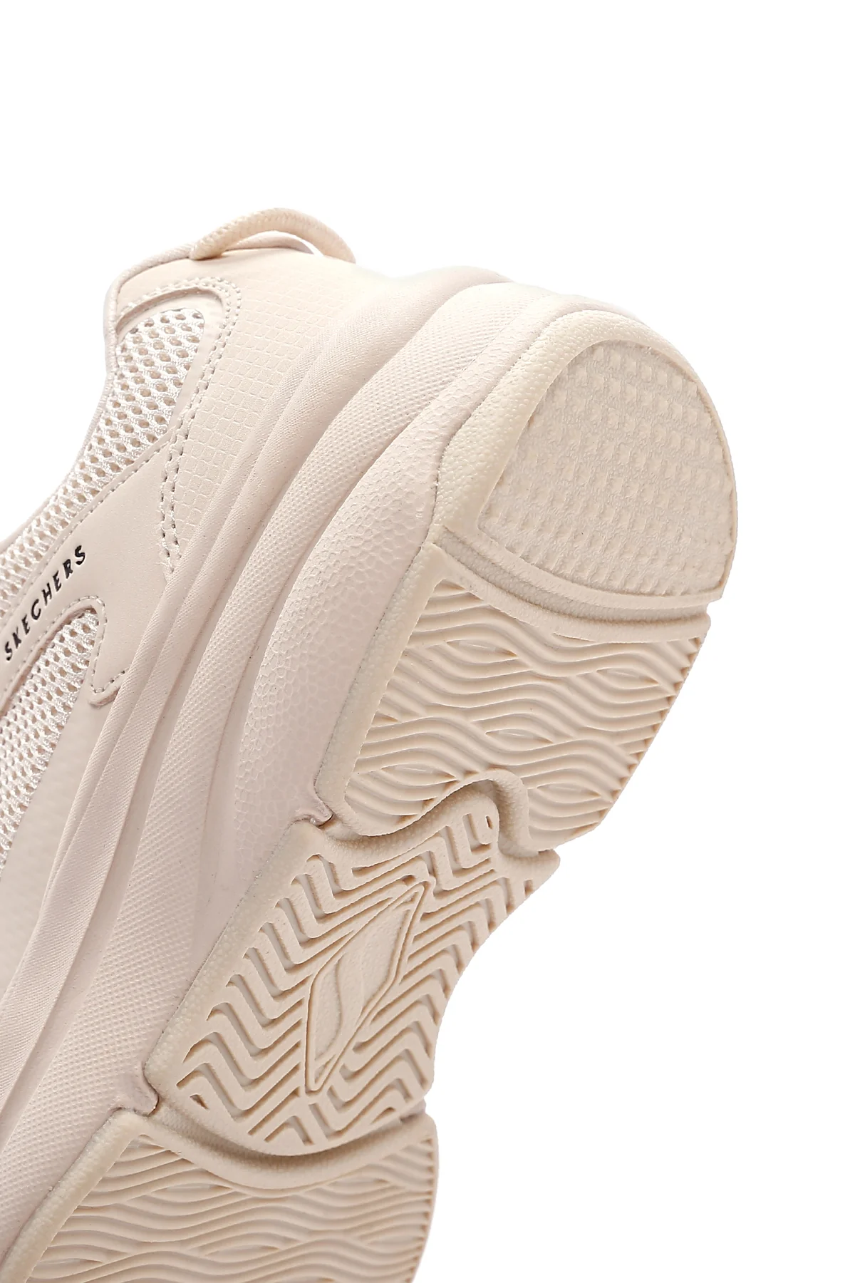 Skechers Kadın Bej Street Twisterz - Lighten Up Kalın Tabanlı Sneaker - Image 8