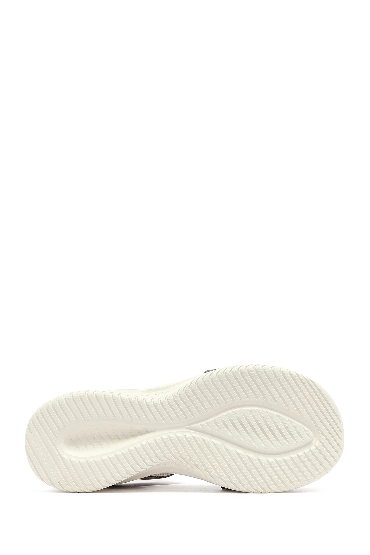 Skechers Kadın Bej Ultra Flex 3.0 - Summerville Kalın Tabanlı Kumaş Sandalet - Image 4