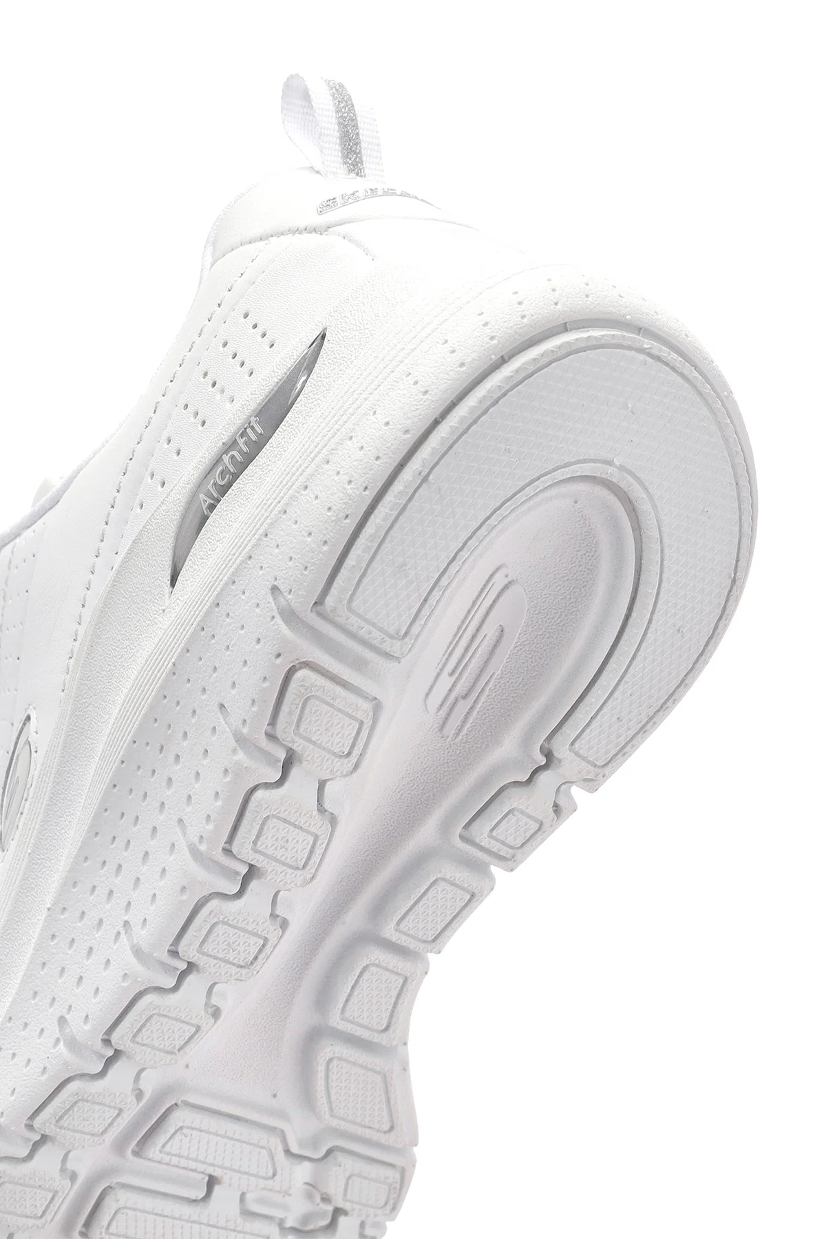 Skechers Kadın Beyaz Arch Fit Bağcıklı Kalın Tabanlı Sneaker - Image 8
